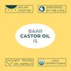 Baar Castor Oil Bundle  Cold-Pressed, Hexane-Free 32 oz Palma Christos Castor Oil + Cotton Flannel. Supports Natural Wellness, Detox, Skin & Hair Care view 4