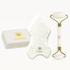 Gua Sha Bian Facial Stone With Jade Roller | Gua Sha Facial Tool Kit to Lift, Plump, Tone and Sculpt | Hand Crafted with 100% Authentic Bian Stone for Daily Use | Gifts for Women view 1
