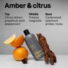 ATTITUDE Shower Gel Body Wash for Men, 98% Natural Origin Ingredients, Paraben & Phthalate Free, EWG Verified, Cleanses Without Drying, Amber & Citrus, 14 Fl Oz (Pack of 3) view 2