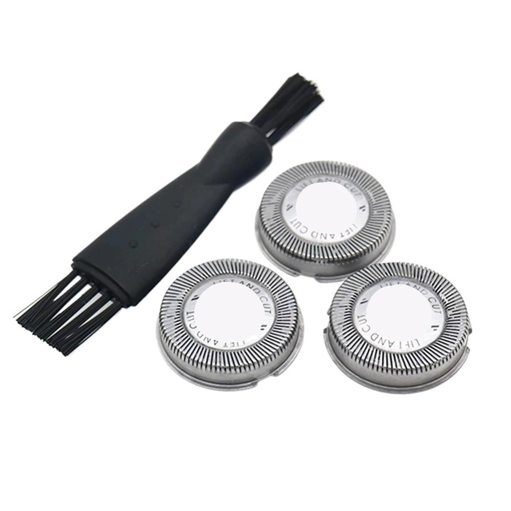 3pcs Electric Razor Replacement Shaver Head Accessories For HQ56 HQ55 HQ4+ HQ3 HQ6405 HQ442 HQ300 HQ916 HQ4405 HQ4406 HQ4407 HQ4411 HQ5812 HQ5813 HQ5817