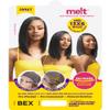 Janet Collection Melt HD 13x6 Wide Lace BEX Wig Glueless Straight Blunt Cut with Pre-Installed Elastic Band, Pre-Plucked Hairline, Human Hair Blend (COLOR 2) view 2