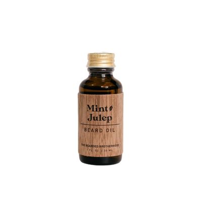 The Bearded Brotherhood TBB Mint Julep Beard Oil Sweet Bourbon & Fresh Mint Scent Premium Conditioning Oil for Soft, Healthy & Itch-Free Beards, 1 oz
