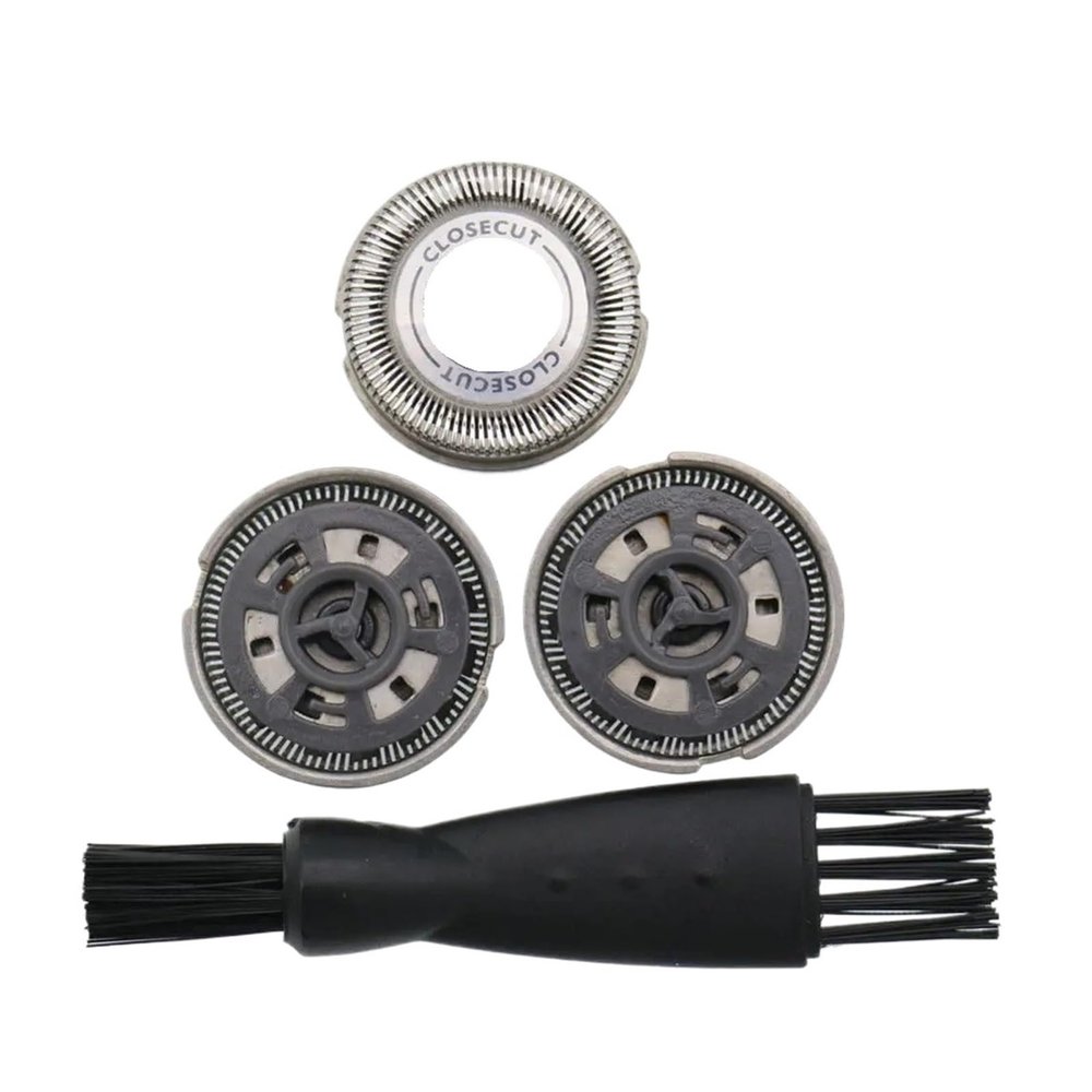 3pcs Razor Blade Replacement Shaver Head Compatible For PhilipsHQ56 HQ55 HQ4+ HQ3 HQ6405 HQ6843 HQ300 HQ64 HQ916 HQ6868 HQ6695 CloseCut