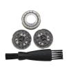 3pcs Razor Blade Replacement Shaver Head Compatible For PhilipsHQ56 HQ55 HQ4+ HQ3 HQ6405 HQ6843 HQ300 HQ64 HQ916 HQ6868 HQ6695 CloseCut view 1