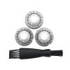3pcs Razor Blade Replacement Shaver Head Compatible For PhilipsHQ56 HQ55 HQ4+ HQ3 HQ6405 HQ6843 HQ300 HQ64 HQ916 HQ6868 HQ6695 CloseCut view 4