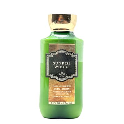 Bath and Body Daily Nourishing Body Lotion with Shea Butter (8 FL OZ, Sunrise Woods)