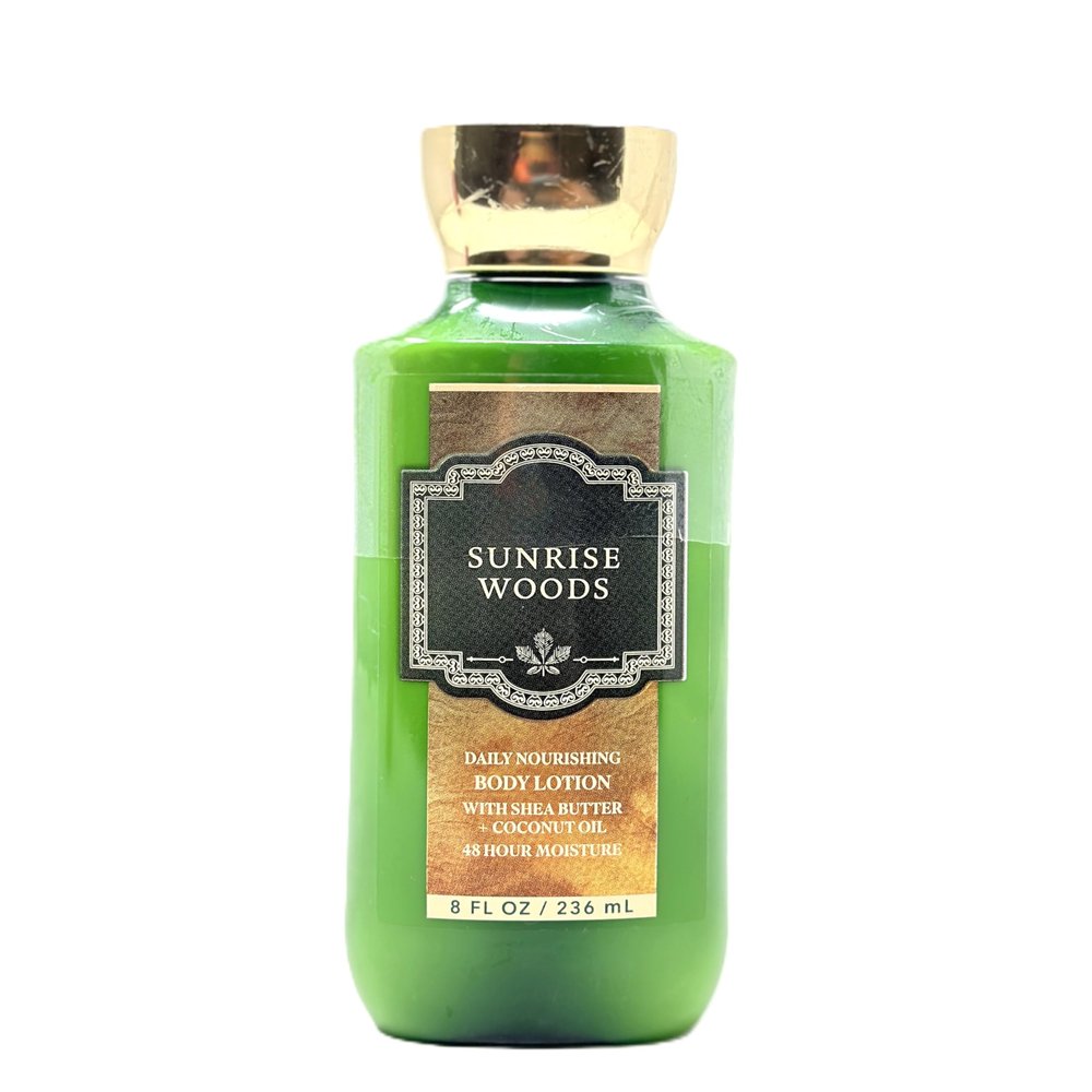 Bath and Body Daily Nourishing Body Lotion with Shea Butter (8 FL OZ, Sunrise Woods)