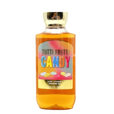 Bath and Body Body Wash with pro Vitamin B5 + Aloe (10 FL OZ / 295 Ml, Tutti Frutti Candy)