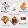 10Pcs Manicure Set Leather Nail Care Personal Manicure Pedicure Set, Manicure Travel Grooming Set Kit Nail Clipper view 3