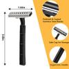 Disposable Razors Bulk for Men Women: 300 Pcs Stainless Steel Twin Blade Disposable Razors with Clear Safety Cap Wrapped, Portable Shaving Razor for Hotel Travel Camping Charity Apartment view 2