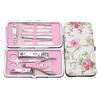 12Pcs/Lot Manicure Set Professional with Case Stainless Steel Nail Clipper Cutter Trimmer File Scissor Pedicure Kit Toe Tool Kit view 1