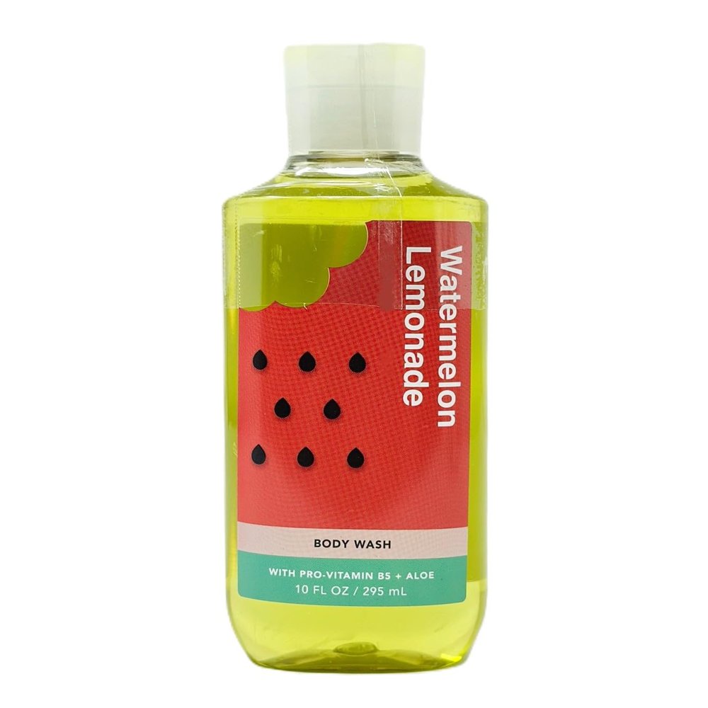 Bath and Body Body Wash with pro Vitamin B5 + Aloe (10 FL OZ / 295 Ml, Watermelon Lemonade)