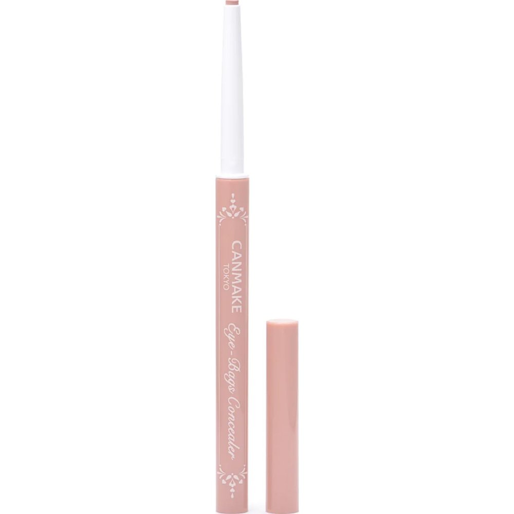 CANMAKE - Eye-Bags Concealer - Smooth Luscious Slim 3mm tip - 0.01oz (0.3g) (04 Foggy Rose)