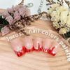24Pcs Christmas French Tip Press on Nails Medium Square Santa Hat Snowflakes Fake Nails With Design Red French Glue on Nails Full Cover Acrylic Nails for Women Christmas Nail Art Supplies view 2