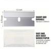 Single Edge Razor Blades,Replacement Box Cutter Blades Removing (800 PCS) view 2