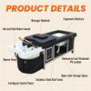 UFAGFDA Shampoo Bed with Foot Bath, Head Treatment Bed with Steaming & Water Circulation, Multifunctional Head Spa Equipment, for Barbershop, Massage Parlor, Pedicure Shop, Beauty Salon view 2