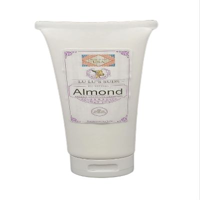 Acqua Di Eli Body Shower Polish, Moisturizing Sugar Scrub, For Heels, Elbows & Hands, Gentle Cleansing, Dry Skin, Natural Oils Blend, 4 oz. (8 oz, Almond)