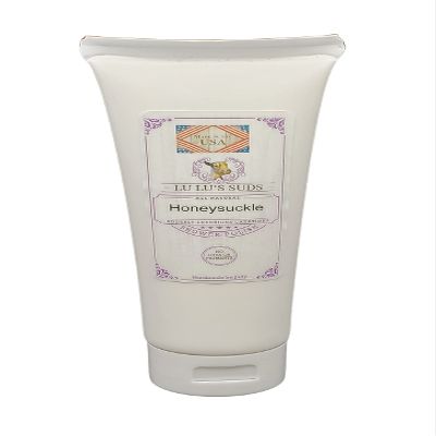 Acqua Di Eli Body Shower Polish, Moisturizing Sugar Scrub, For Heels, Elbows & Hands, Gentle Cleansing, Dry Skin, Natural Oils Blend, 4 oz. (8 oz, Honeysuckle)