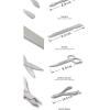 10Pcs Set of Nail Manicure Tools Nails Toe Clipper Scissors Tweezer Kit Professional Quality Case for Travel view 2