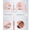 10Pcs Set of Nail Manicure Tools Nails Toe Clipper Scissors Tweezer Kit Professional Quality Case for Travel view 4