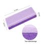 2 PCS Double-Sided Pumice Stone for Feet, Foot ScrubberEffective Pedicure Tools, Foot Callus Remover(Purple) view 2