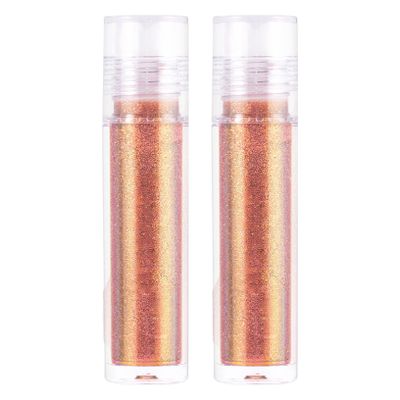 ACSUSS Intensely Pigmented Cream Eyeshadow Stick Waterproof Metallic Glitter Finish with Holographic Shine and Long Wearing Formula 2Pcs Rose Glod One Size