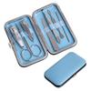 7Pcs Manicure Set Nail Care Clippers Scissors Travel Grooming Kits Case Trimmer Nail Cutter Nail Art Tools view 2