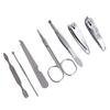 7Pcs Manicure Set Nail Care Clippers Scissors Travel Grooming Kits Case Trimmer Nail Cutter Nail Art Tools view 4
