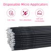 400 Pcs Micro Applicator Brush, Micro Swabs, Disposable Eye Lashes Mascara Wands for Eyelash Extension Makeup Tools view 2