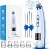 Blackhead Remover Pore Vacuum Upgraded Facial Pore Cleaner Electric Comedone Whitehead Extractor Tool-5 Suction Power,5 Probes,USB Rechargeable view 1