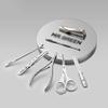 9Pcs/Set Nails Art Clipper Scissors Tweezer Toe Professional Manicure Set Nosehair Cut Grooming Kitmanicure Tools view 4