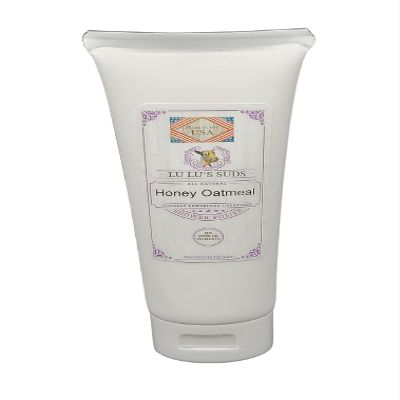 Acqua Di Eli Body Shower Polish, Moisturizing Sugar Scrub, For Heels, Elbows & Hands, Gentle Cleansing, Dry Skin, Natural Oils Blend, 4 oz. (8 oz, Honey Oatmeal)