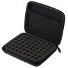 63 Slots Essential Oil Carrying Case, Portable Large Capacity Roller Bottles Storage Organize Essential Oil Holder Case For Home Travel And Presentations (Black) view 1