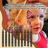 10 Skin Painting Pens for Halloween-Newbie Face and Skin Painting| Human Graffiti| Easy To Scrub and Draw Markers, 10 Colors of Washable Halloween Party Supplies view 2