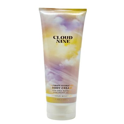 Bath and Body Ultimate Hydration Body Cream 24 Hour Moisture (8 Oz / 226 g, Cloud Nine)