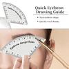 5Pcs Fast Drawing Eyebrow Design Ruler Microblading Mapping Tool Shaping Permanent Makeup Drawing Guide Ruler Tattoo Supplies ReuseBeginners Friendly Eye Makeup Aid Quick Eye Makeup Tool view 2