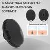 Silicone Facial Cleansing Brush, Waterproof Face Scrubber, Black view 3