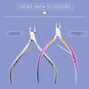 5Pcs Nail Cuticle Pusher Tweezer Rainbow Nipper Clipper Edge Cutter Dead Skin Remover Scissor Plier Pedicure Nail Tools view 4