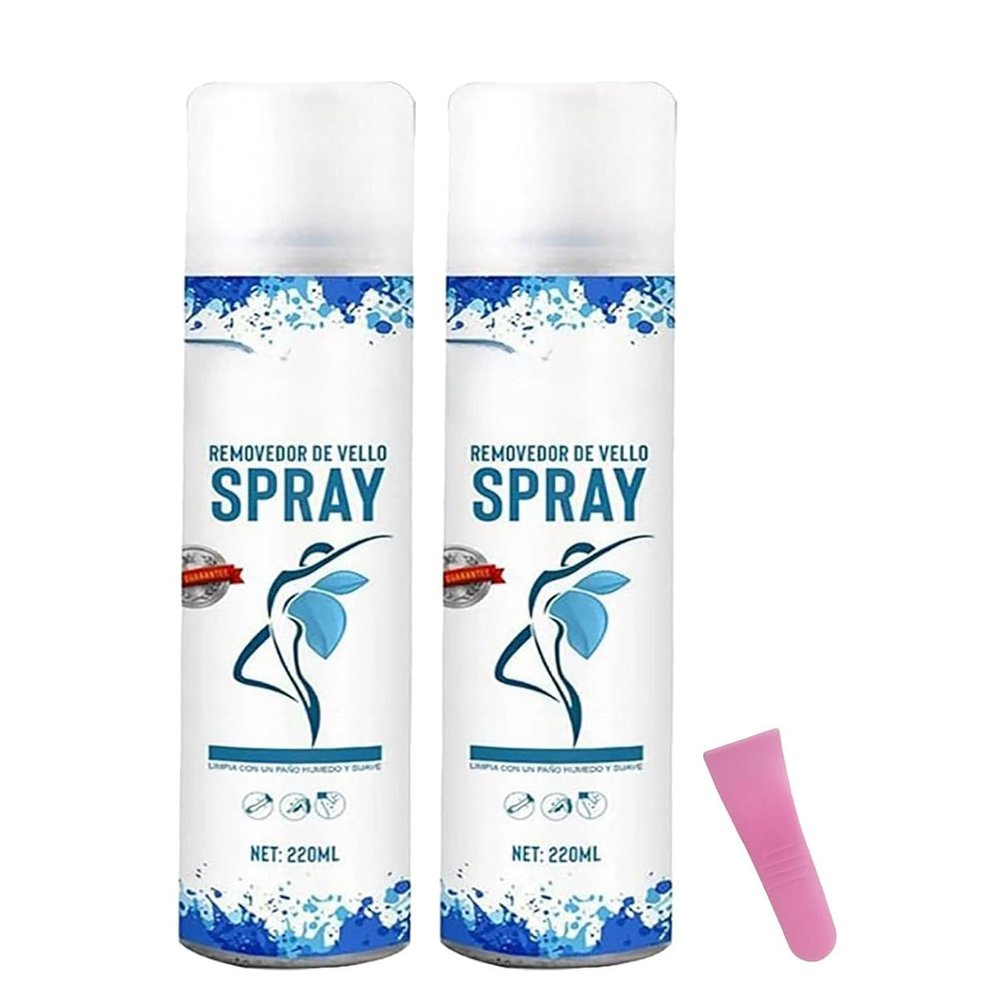 Dainty Removedor De Vello Spray,Dainty Hair Removal Spray,Gentle Moisturizing for Women and Men Leg, Armpit, Arms (2pcs)