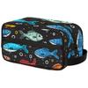 Foerrkelg Ocean Animals Fish Travel Toiletry Bag for Men Colorful Fish Hanging Kit - Waterproof Shaving Bag Bathroom Bags Wash Bag for Toiletries Accessories view 1