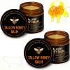 2Pack Beef Tallow for Skin, tallow and honey balm,tallow face moisturizer, Hydrating Tallow Balm with Raw Honey and Beeswax, Grass-Fed Beef Tallow & Raw Wild Honey Blend, Body & Face Moisturizer (OR) view 1