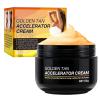 Golden Tan Accelerator Cream  Fast Dark Tanning Lotion for Outdoor Sun & Tanning Bed, Natural Glow with Tropical Scent, Non-Sticky, Long-Lasting Results 1pcs 50g view 1