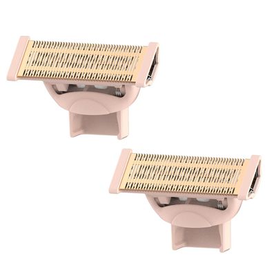 2PCS Women's Razor Heads Replacement for Flawless Nu Razor
