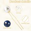 36 Pcs Pearl Hair Pins, Gold Combs Bobby Clips U Shaped Wedding Bridal Hair Accessories Pearl Bobby Hairs Pins Clips for Brides Bridesmaids Women Flower Girls Hairstyles view 3