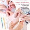 6PCS 5.5" Diamond Deb Nail File Stainless Steel Nail Files for Natural Nails, Double Sided Metal Fingernail Toenail Filer for Women, Durable and Efficient Nails Care Buffer Tool(3 Color) view 4