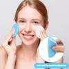 120 Pcs Facial Sponge Compressed, Luxiv Face Cleansing Sponge Estheticians Compressed Makeup Facial Sponge Round Wash Face Sponges for Women Compress Exfoliating Removal Sponge (White+blue) view 4