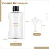 100 Ml Squeeze Bottles Set Of 50 With Flip Caps, Transparent Travel Containers For Lotion, Shampoo, Liquid Storage view 3