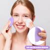 120 Pcs Facial Sponge Compressed, Luxiv Face Cleansing Sponge Estheticians Compressed Makeup Facial Sponge Round Wash Face Sponges for Women Compress Exfoliating Removal Sponge (White+Purple) view 4