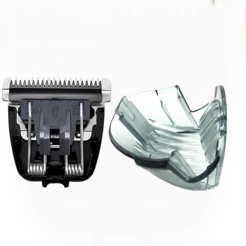 Replacement Beard Trimmer Head And Comb Attachment for Panasonic ER-SB40-K Men Cordless Precision Power Hair Clipper Comb, Washable, 0.5-10mm lengths, 2 Pack