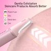 Dermaplane Razor for Women Face, Dermaplaning Tool for Face, Sonic Smooth Exfoliation & Peach Fuzz-Hair Removal System with 10 Dermaplaning Blades, Charm Pink view 4